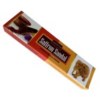 Nandita Fragrance SAFFRON SANDAL Premium Masala Incense Sticks, 50g