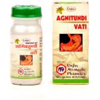 Unjha Pharmacy AGNITUNDI VATI, 40 Tablets, For Digestion, Indigestion, Flatulence & Gastritis