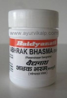 ABHRAK Bhasma Shatputi (Rasendrasar Sangraha) Baidyanath, 2.50 g