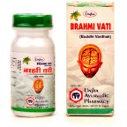 Unjha Pharmacy BRAHMI VATI (BUDDHI VARDHAK), 40 Tablets, Improves Memory & Concentration