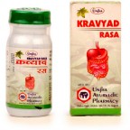 Unjha Pharmacy KRAVYAD RAS, 40 Tablets, Enlarged Spleen, Reducing Body Weight, Indigestion
