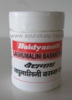 LAGHUMALINI Basant Ras (Ayurveda Saar Sangraha) Baidyanath, 40 Tablets