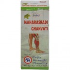 Unjha Pharmacy MAHARASNADI GHAN VATI, 40 Tablets, Multiple Joint Pains, Backache, Sciatica