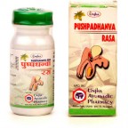 Unjha Pharmacy PUSHPADHANWA RAS, 40 Tablets, Debilities, Sexual Disorders & Stamina