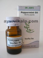 Dr. Jain's PEPPERMINT Oill, 10ml, Hepatic, Mental Stimulant, Nerve Tonic