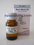 Dr. Jain's ROSE WOOD Oil, 10ml, Aphrodisiac, Heals skin & Stimulates