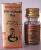 SWARNABHUPATI Ras with (Ayurved Sar Sangraha) Baidyanath, 10 Tablets