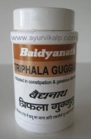 TRIPHALA Guggulu (Siddhayog Sangraha)  Baidyanath, 80 tablets