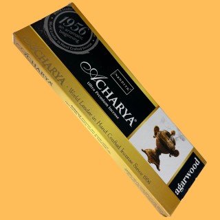Nandita Fragrance ACHARYA AGARWOOD Ultra Premium Incense Sticks, 50g