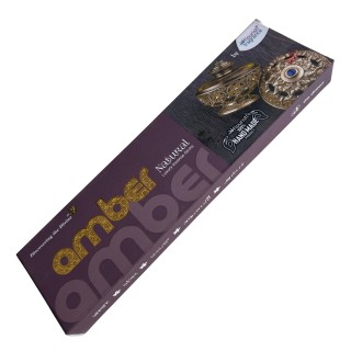 Flourish Fragrance AMBER Natural Luxury Incense Sticks 50g