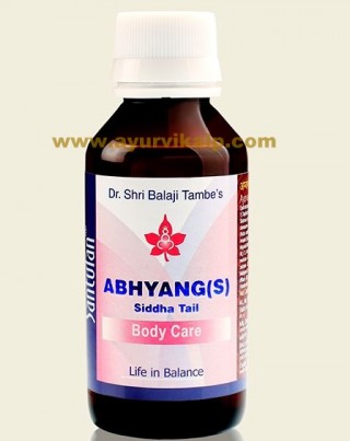 Dr. Balaji Tambe, Santulan ABHYANG S Siddha Oil, 100ml, Muscular Skeletal System