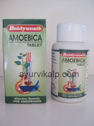 Baidyanath Amoebica Tablet, 100 Tablets, amoebic dysentery treatment