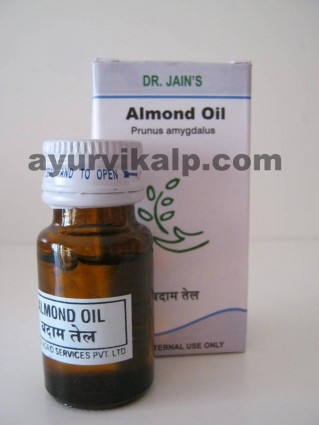 Dr. Jain's ALMOND Oil, 10ml, Protects and Nourishes skin