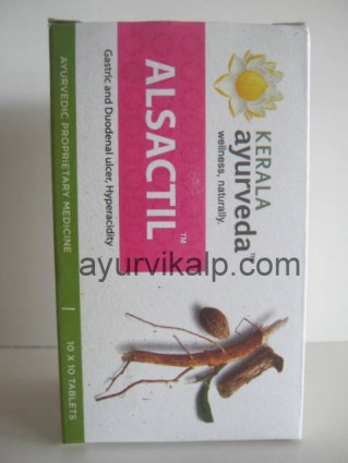ALSACTIL, Kerala Ayurveda, 100 Tablets, Gastric & Duodenal Ulcer