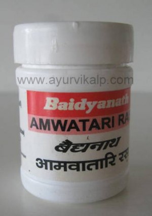 AMWATARI Ras (Bhaishajya Ratnawali) Baidyanath, 40 Tablets
