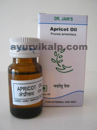 Dr. Jain's APRICOT Oil, 10ml, Vitamins, Minerals