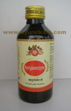 Arya Vaidya, Ayurvedic AYURGASOENZYME, 225 ml, Useful In Gastric Disorder