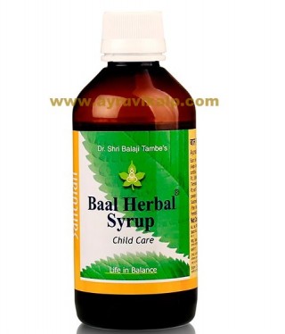 Dr. Balaji Tambe, Santulan BAAL HERBAL Syrup, 200ml, Child Care