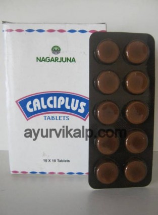 CALCIPLUS, Nagarjuna, 100 Tablets, Calcium Deficiency Conditions