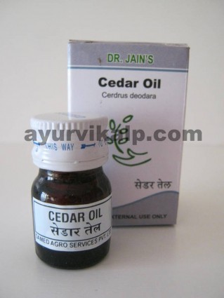 Dr. Jain's CEDAR Oil, 5ml, Antiseptic, astringent