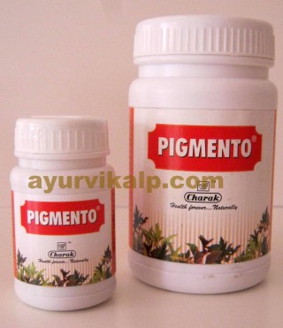 Charak PIGMENTO, 40 & 200 Tablets, Top Rated Remedy for Leucoderma, Vitiligo
