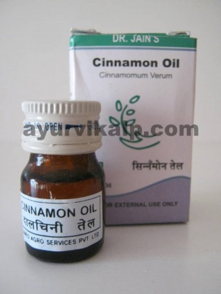 Dr. Jain's CINNAMON Oil, 5ml, Uplifting, Digestion, Aphrodisiac