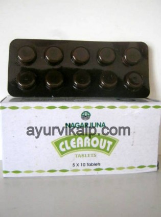 CLEAROUT Nagarjuna, 50 Tablets, Safe Laxative