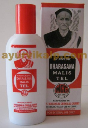 DHARASANA Oil, 65ml, Malis (Massage) Tel,  Relief from Arthritis, Rheumatism, Joint Pain