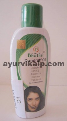 Dhathri DANDRUFF Oil, 100ml, Effective to Treat Scalp disorder including Dandruff