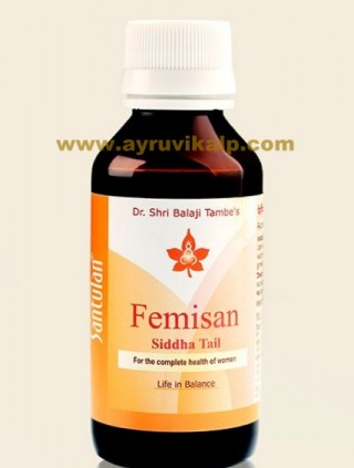 Dr. Balaji Tambe, Santulan FEMISAN Siddha Oil, 100ml, For Woman