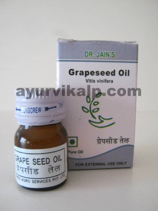 Dr. Jain's GRAPE SEED Oil, 10ml, Skin Cleaner
