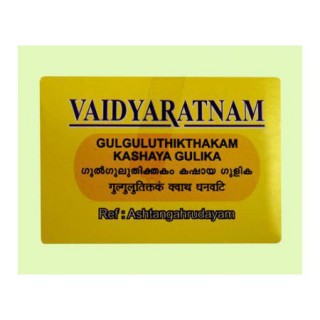 Vaidyaratnam Ayurvedic, Gulguluthikthakam Kashaya Gulika 100 Tablets