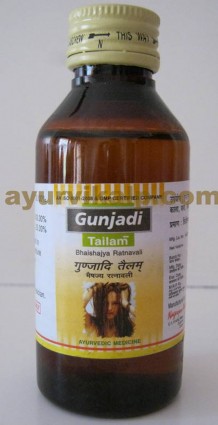 Nagarjun GUNJADI Tailam, 100ml, for Hair falling & Prurities In Head