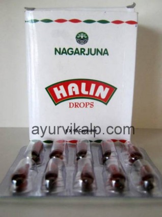 HALIN Drops Nagarjuna, 50 Capsules, Liberate from Sinusitis