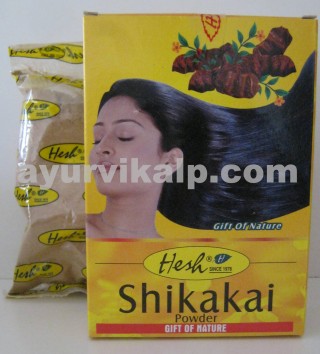 Hesh Pure SHIKAKAI Powder, 100gm, Dirt Buster for your Scalp