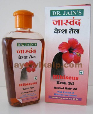 Dr. Jain's HIBISCUS Hair Oil for Dandruff, Grey Hair