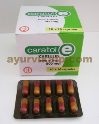 JRK Siddha CARATOL E, 60 Capsules - Supportive Therapy for Vitiligo White Patches