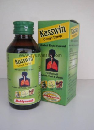 Baidyanath, KASSWIN Cough Syrup, 100 ml, Helps Liquify Cough