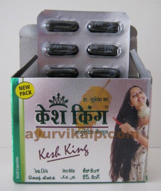 KESH KING Capsules, Dr. Juneja, for Stimulate Hair Follicles