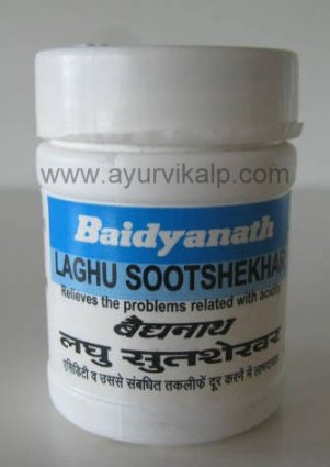 LAGHU SOOTSHEKHAR Ras (Ras Tantra Saar va Siddha Yog Sangrah) Baidyanath, 50 Tablets
