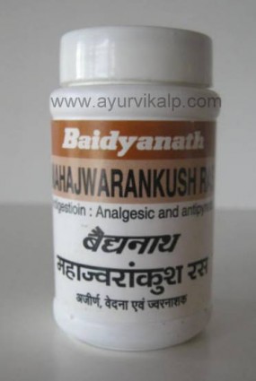 MAHAJWARANKUSH Ras(Rasendra Saar Sangraha) Baidyanath, 80 Tablets