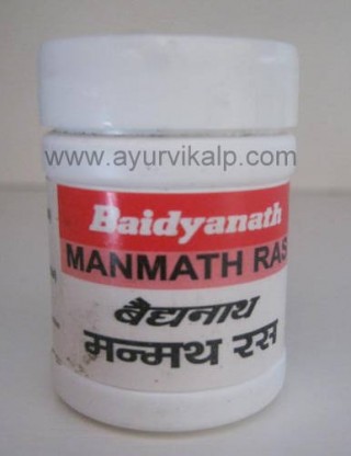 MANMATH Ras (Rasendra Saar Sangraha) Baidyanath, 40 Tablets