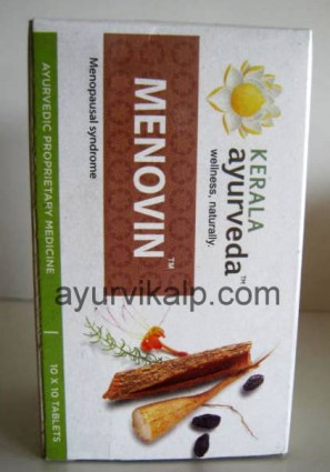 MENOVIN, Kerala Ayurveda, 100 Tablets, Menopausal Syndrome