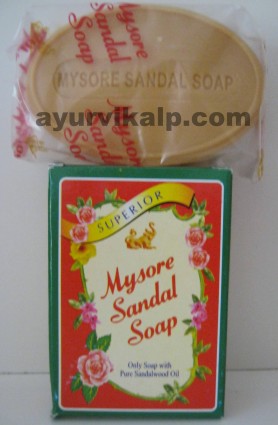 Mysore Sandal Soap, 75gm, Soap with Pure Sandalwood Oil
