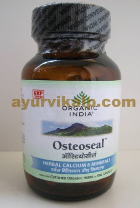 Organic India OSTEOSEAL, 60 Capsules, for Proper Bone Growth