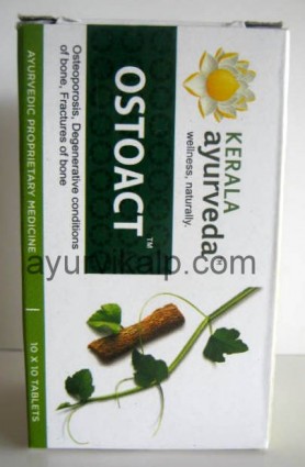 OSTOACT, Kerala Ayurveda, 100 Tablets, Control Osteoporosis & Improve Bone Mineral Density