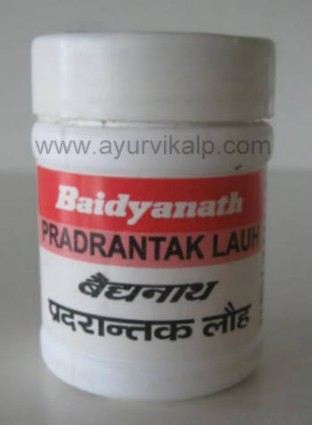 PRADRANTAK Lauh (Rasendra Sar Sangraha) Baidyanath, 40 Tablets