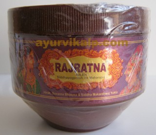 Unjha Pharmacy RAJRATNA AVLEH Chyavanprash, 500gm,SIDDHAYOGPRASH Restores Youthfulness