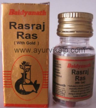 RASRAJ Ras (Ayurved Sar Sangraha) Baidyanath, 10 Tablets