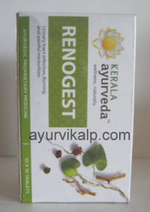 RENOGEST, Kerala Ayurveda, 100 Tablets, Recurrent UTI